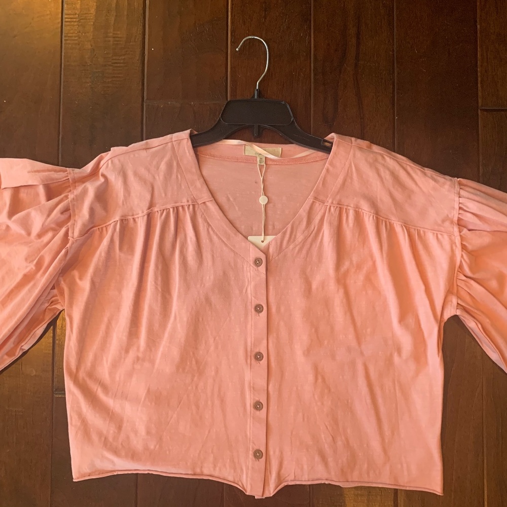 Light Pink Crop Top
